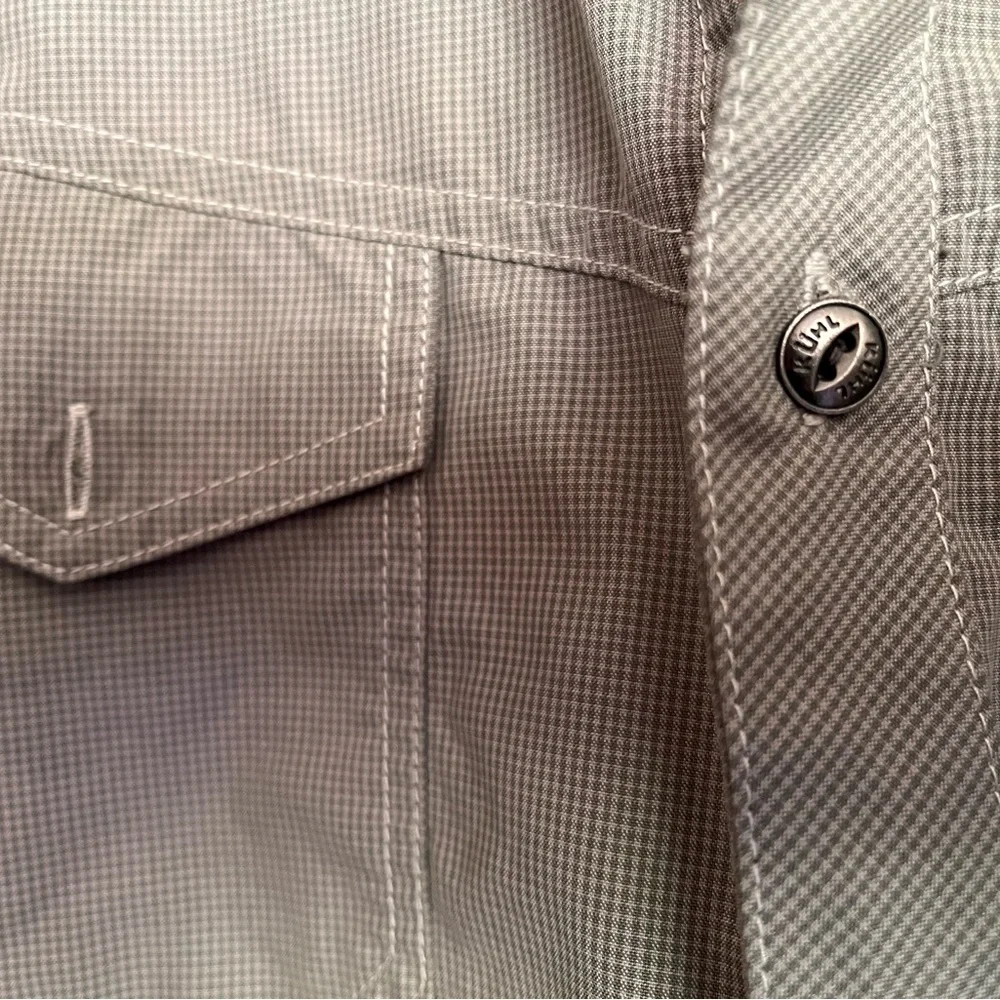 Kuhl Gray/Green Long Sleeve Hiking Shirt - Picture 4 of 10
